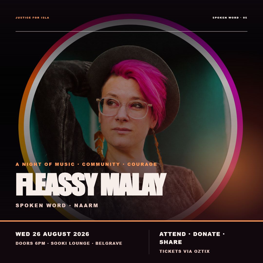 Fleassy Malay Justice for Isla promotional tile